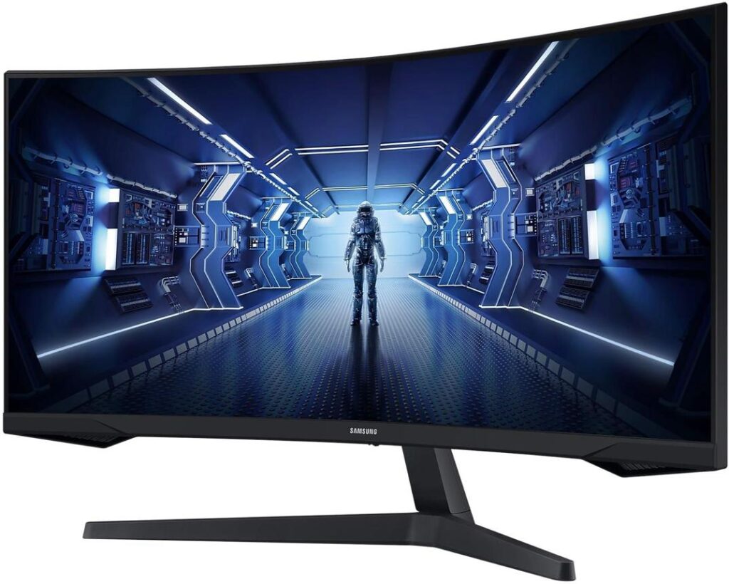 Samsung Odyssey G5 G55T computer Monitor 86.4 cm 3440 x 1440 pixels UltraWide Quad HD LED