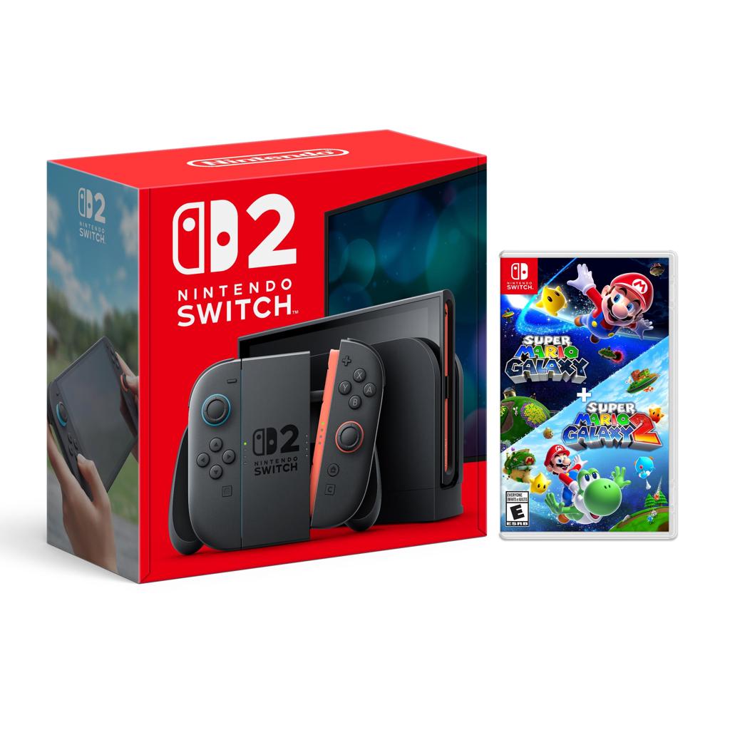 Nintendo Switch 2 + Super Mario Galaxy 1&2 Bundle