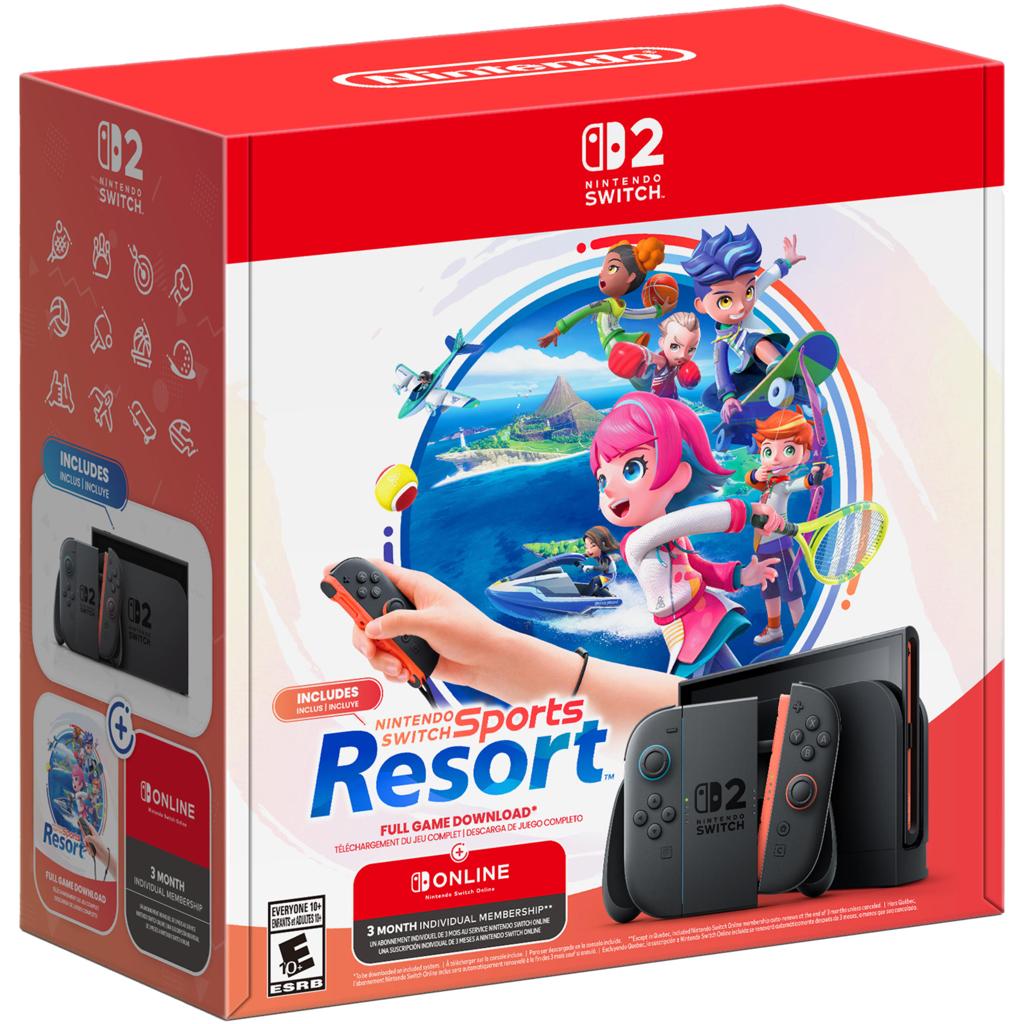 Switch 2 + Nintendo Switch Sports Resort Bundle
